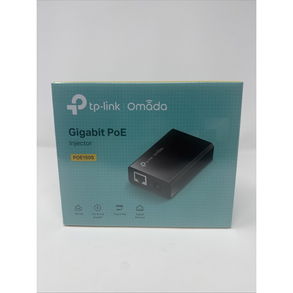 TP-Link Gigabit Power Over Ethernet PoE Injector Adapter TL-PoE150S Networking